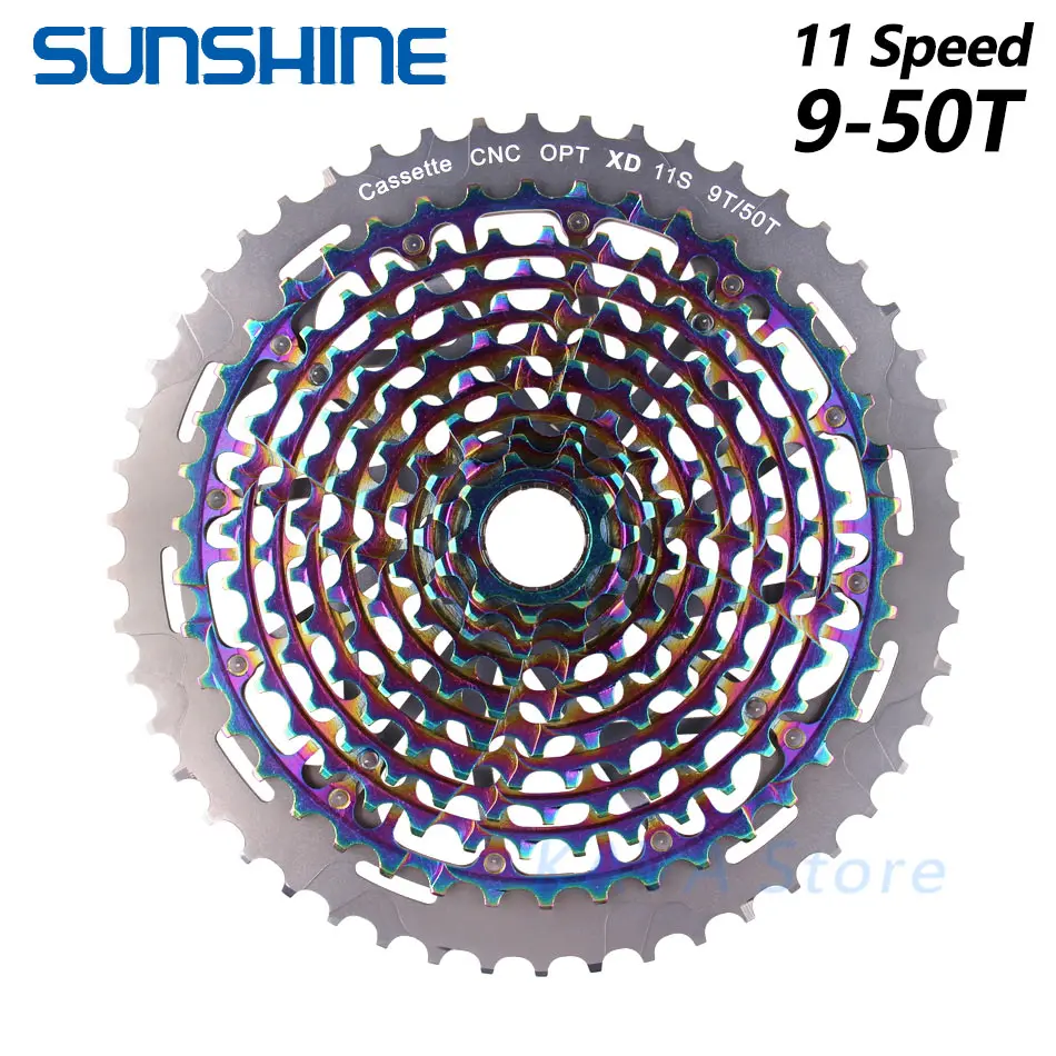 Ультралегкая кассета SUNSHINE для горного велосипеда 11S 12 Скоростей 9 50T XD 375