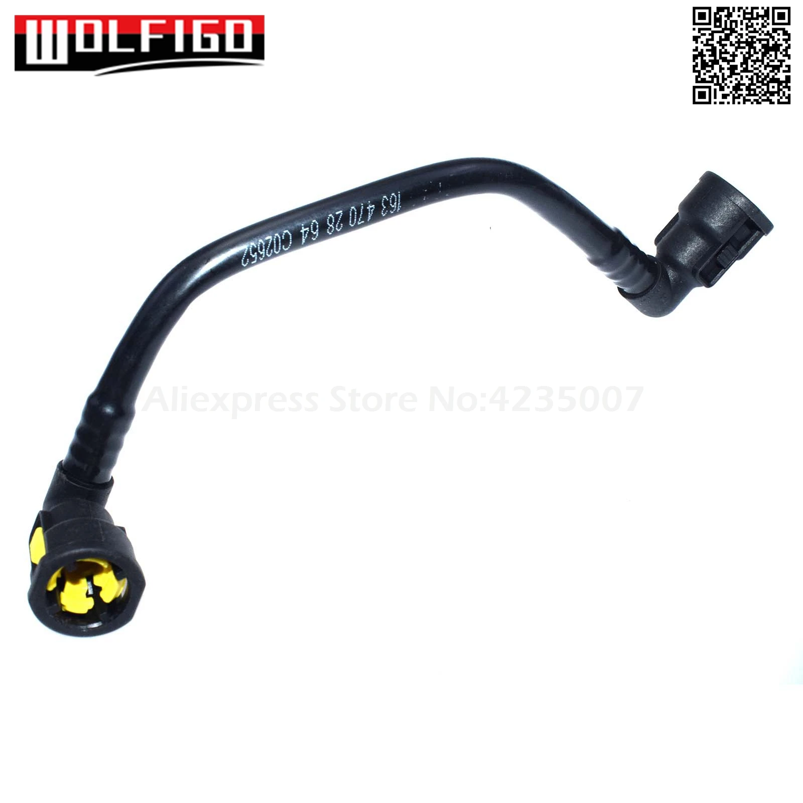 WOLFIGO Новинка для Mercedes W163 ML55 ML320 ML430 шланг топливного фильтра Line возврата 1634702964 A 163