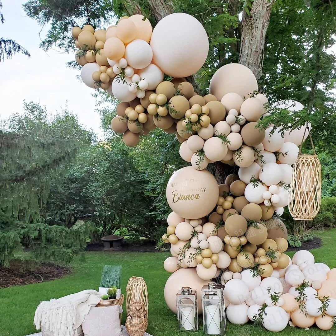 

196 шт., набор воздушных шаров «сделай сам» из розового золота