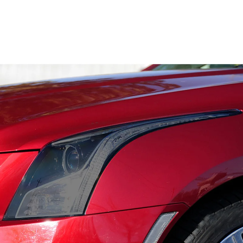 Защитная пленка против царапин для автомобильных фар cadillac ats стикер аксессуаров