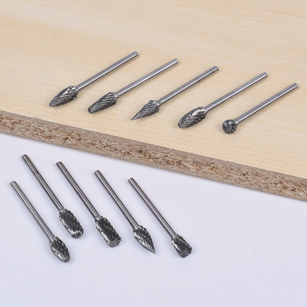 Toolour 10 шт. мини-алмазные сверла Dremel твердосплавные сверла набор роторных сверл микро сверла для металла Деревообработка резьба