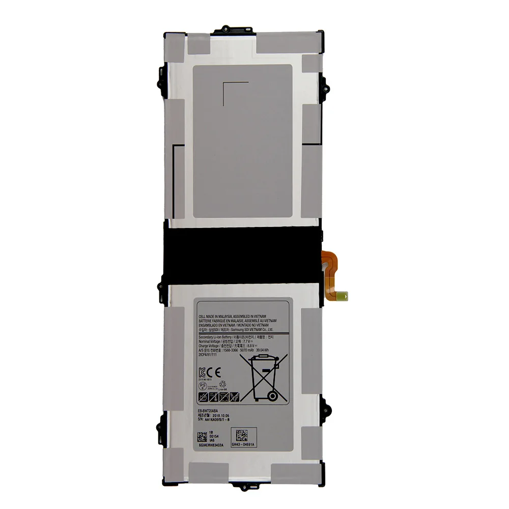 Оригинальный аккумулятор для планшета EB-BW720ABE EB-BW720ABA Samsung Galaxy Book 12 0 &quot12 дюймов 5070