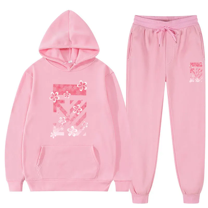 

2021 men's sets summer men sets two-piece hoodie + sweatpants cotton top basketball sportswear suit street hip-hop sport suit