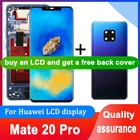 Оригинальный OLED-дисплей 6,39 дюйма для Huawei Mate 20 Pro, ЖК-дисплей с сенсорным экраном, дигитайзер в сборе для Mate20 Pro, Замена ЖК-дисплея