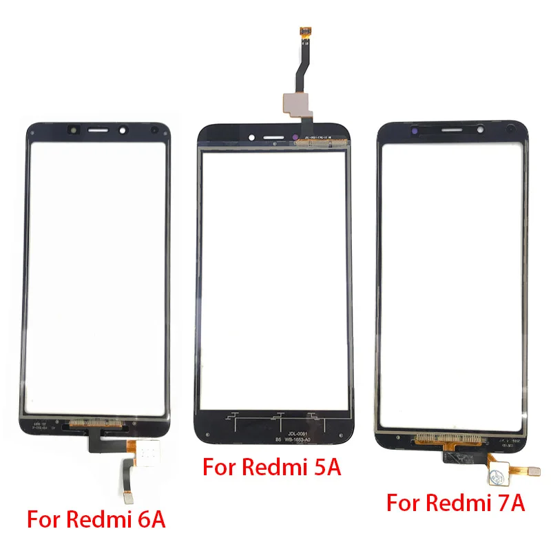 Сенсорный экран для Xiaomi Redmi 4A 4X 5A 6A 7A дигитайзер панель переднее стекло замена