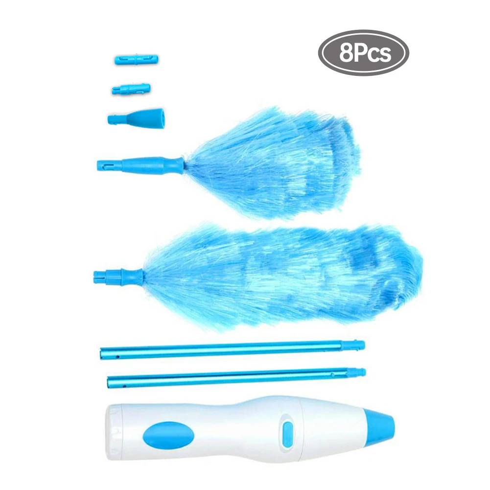 Электрическая вращающаяся щетка для пыли портативная перезаряжаемая 360 градусов