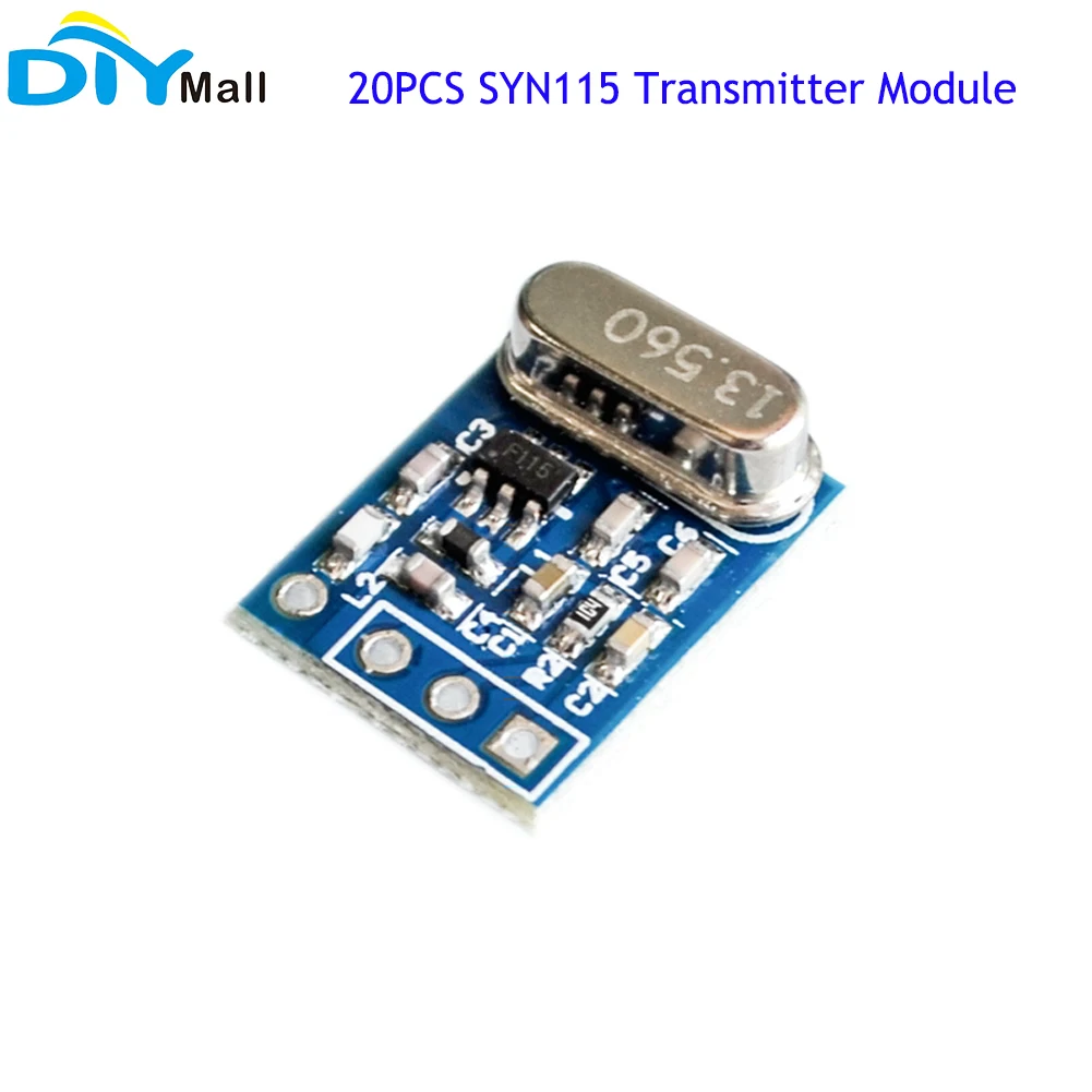 20pcs SYN115 F115 433MHz ASK Wireless Transmitter Module Work with SYN480R Receiver Module