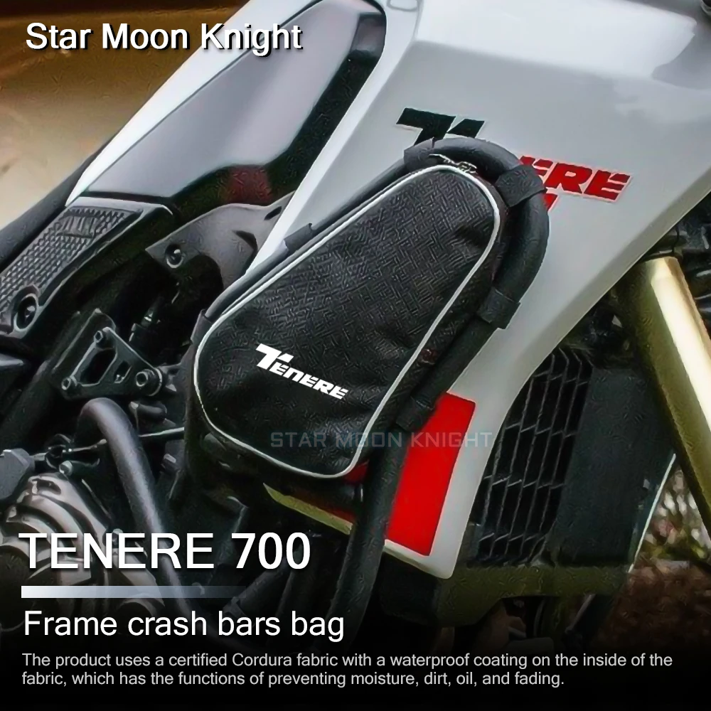 

Motorcycle Frame Crash Bars Waterproof Bag Original Bumper Repair Tool Placement Bag Fit For YAMAHA TENERE 700 Tenere700 XTZ 700