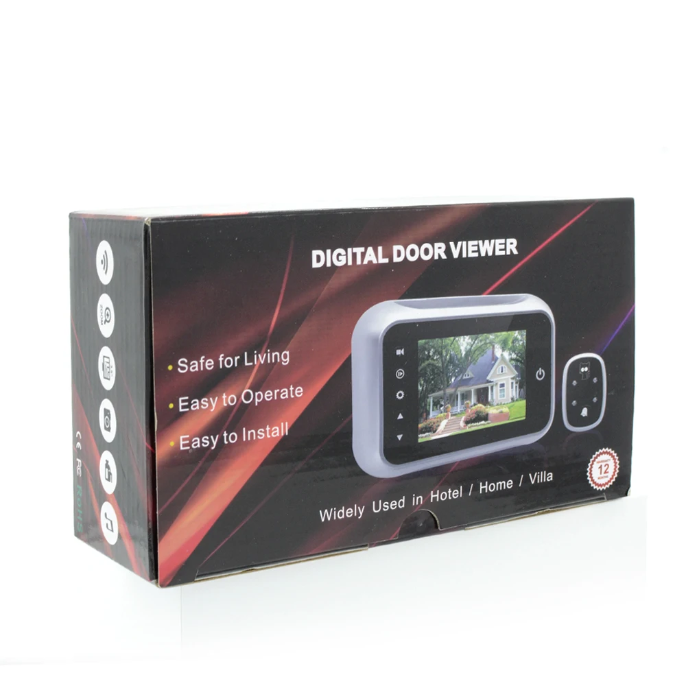 Новинка цветной жк дисплей 3 5 дюйма электронная дверь фотоаппарат дверной глазок