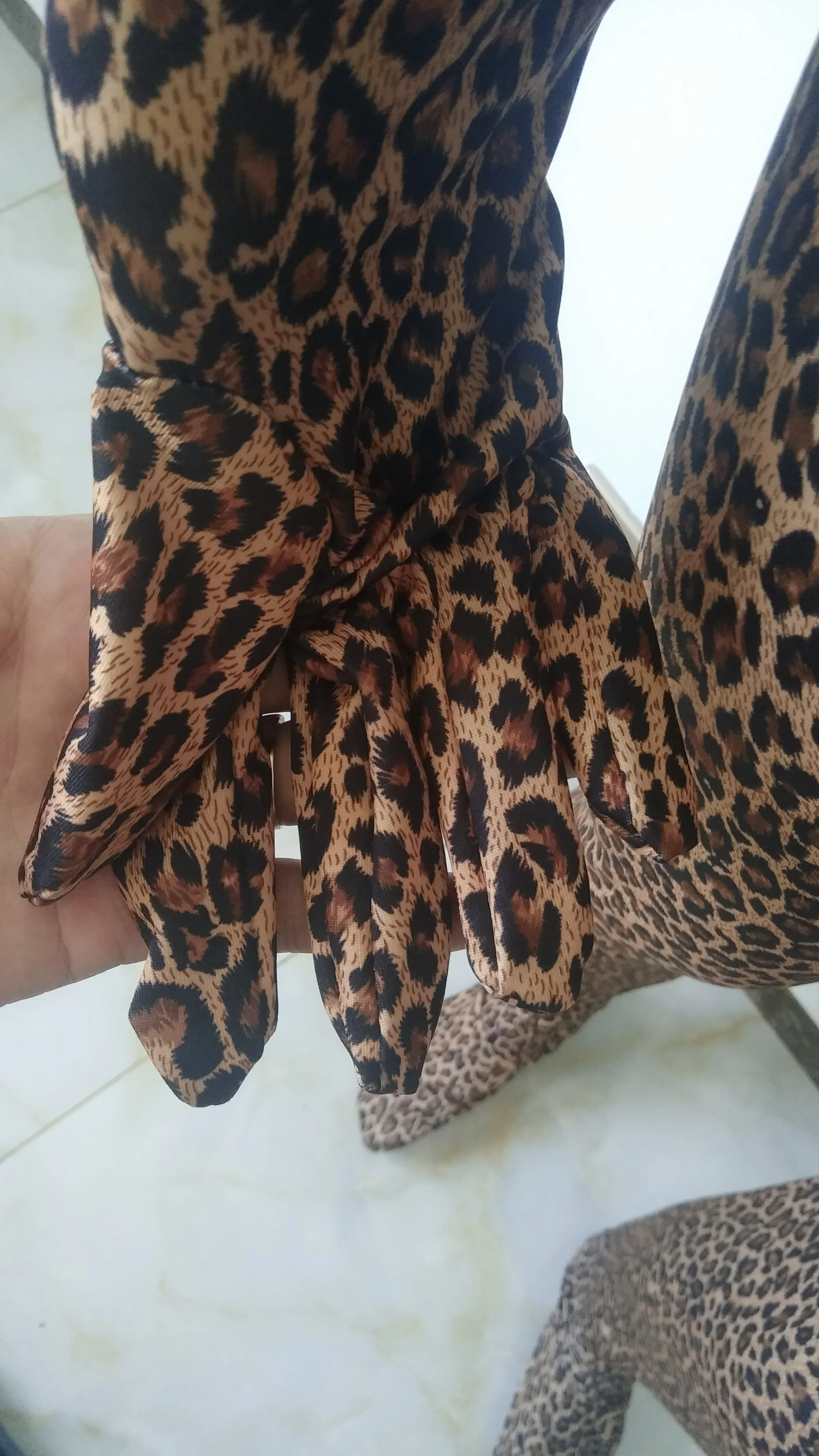 Костюм для косплея на Хэллоуин с леопардовым принтом животных комбинезон из