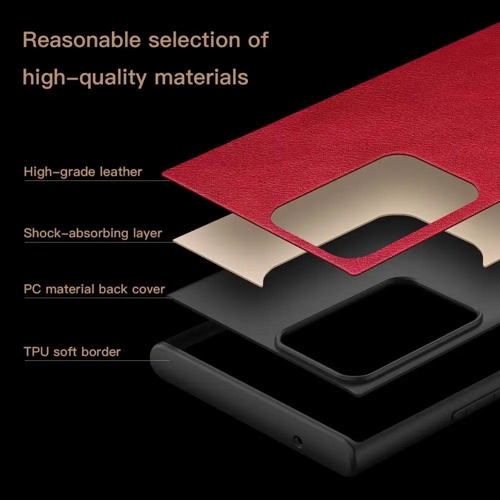 

Case for Samsung Galaxy Note 20 Ultra luxury Vintage Leather skin capa with Slot phone cover for Note 20 Ultra anti drop cases
