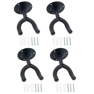4 pack guitar hangers hooks holders wall mount guitar rack hanger stand holder hook 4 pack