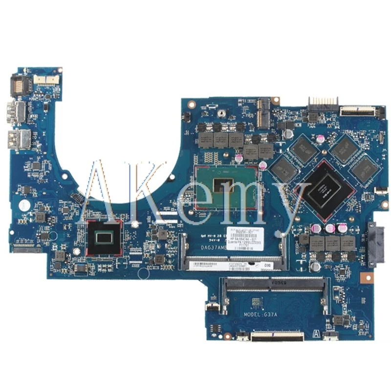 Online Für For HP 17-W 17-AB Laptop Motherboard DAG37AMB8D0 857389-601 857389-501 Mit SR2FQ I7-6700HQ CPU 960M 4G