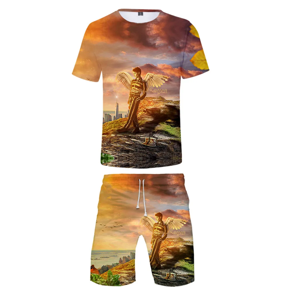 

Cameron Boyce 3D Printed Two Piece Set Trendy Summer T-shirts+Casual Shorts Hot Sale 2019 Trendy Streetwear Clothes