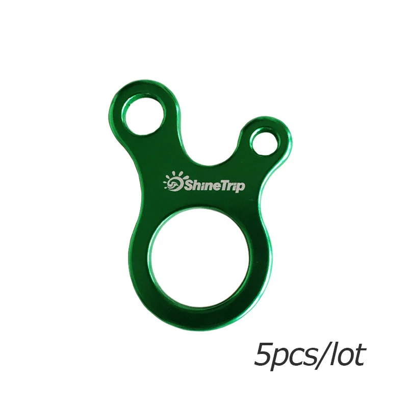 ShineTrip 5 шт/лот палатка ветровой шнур веревка застежка Guy Line Runner регулятор карабин крючок вешалка затягиватель - Цвет: Green