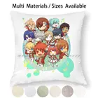 Комплект подушек Uta No Prince Sama Chibi Group, чехол, наволочка из хлопка и льна, кварттер, ночнушка, токия, Нацуки, отоя