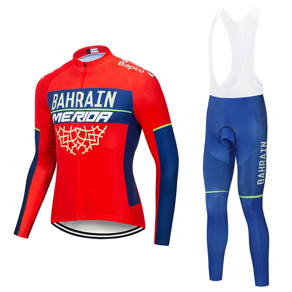 Осенний Профессиональный Топ с длинным рукавом для команды Merida велосипедная