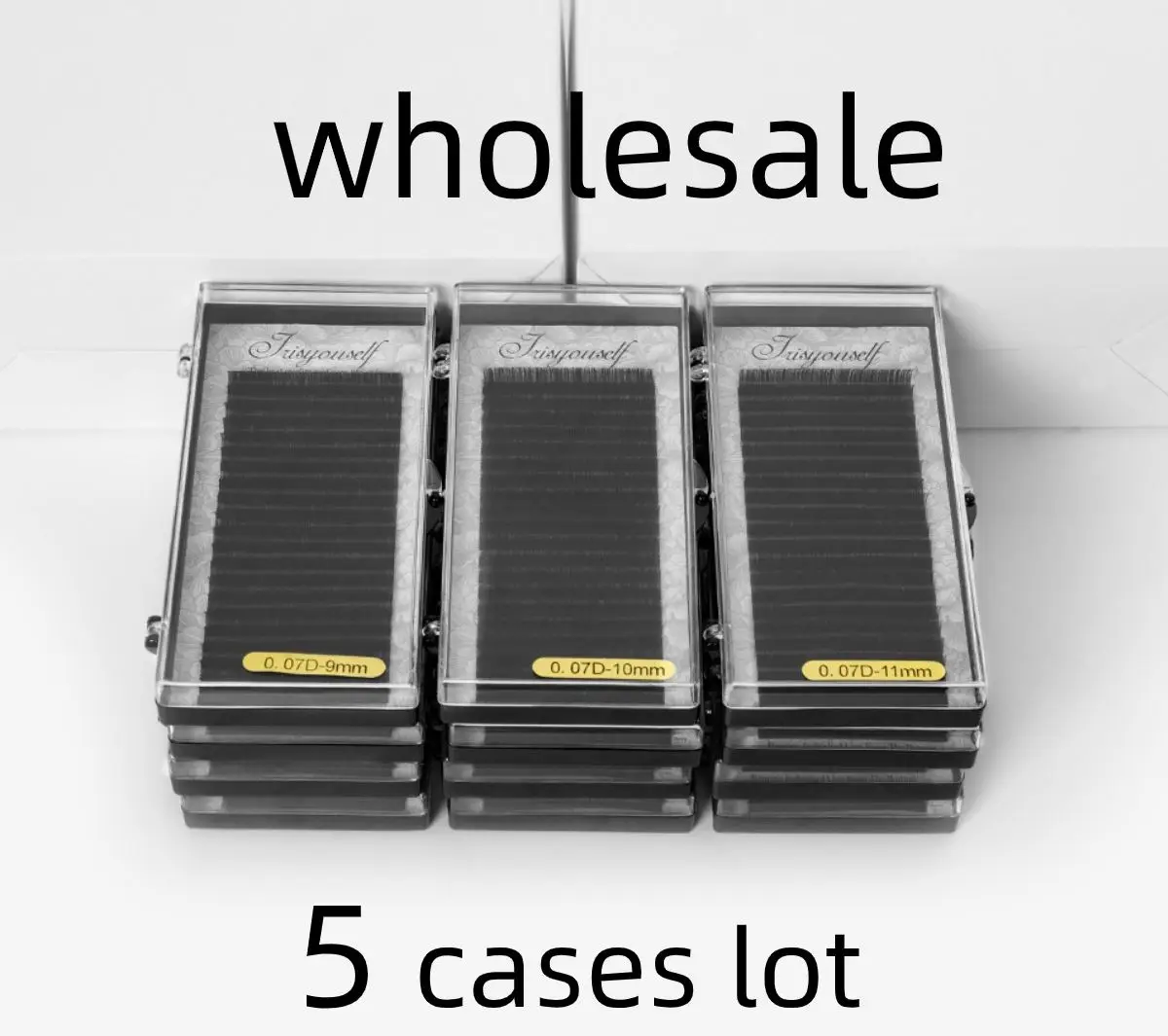 

5 cases/lot Individual Eyelash Extension soft natural Mink Eyelashes Maquiagem Lashes Cilios makeup tool