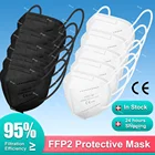 Маска FFP2 Mascarillas KN95 сертифицированная взрослая 5-слойная Защитная ffp2mask Пылезащитная респираторная маска fpp2 маска ffp 2 CE ffp3
