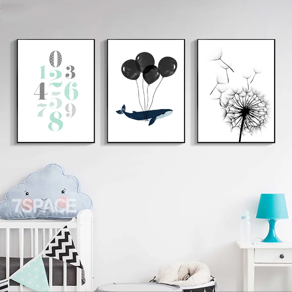 Настенные художественные картины на холсте скандинавские модульные принты
