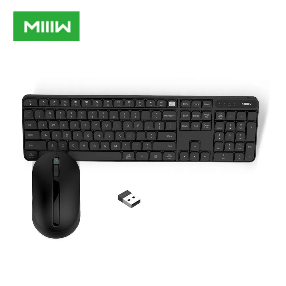 Оригинальная Беспроводная Офисная Клавиатура и мышь MIIIW 104 клавиш 2 4 ГГц Windows PC MAC