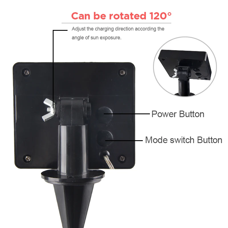 RGB 100 светодиодный Многофункциональный Солнечный праздничный декоративный