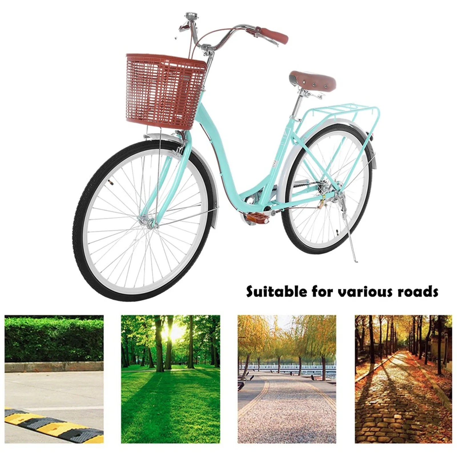 

26-inch Folding Bicycle Classic Bicycle Ultra-light Portable Mini Mountain Bike Aluminium Alloy Frame Bike Us Stock#hwc