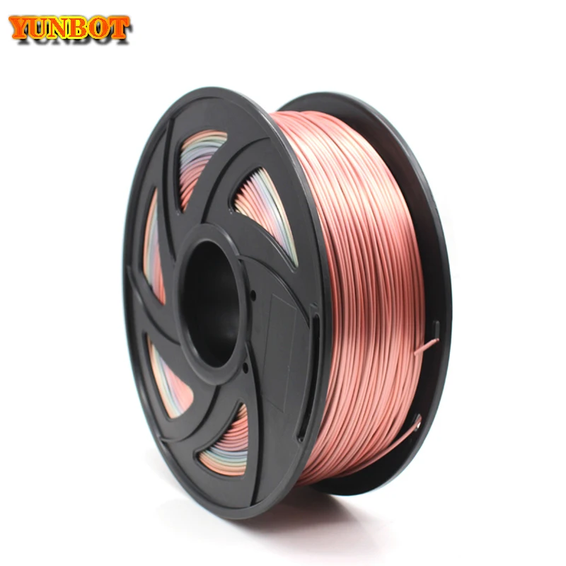 3d printer PLA Filament Rainbow color PLA Filament 3D Printer colorful PLA Spool,1.75mm Filaments 1KG 2.20LBS 1KG Roll