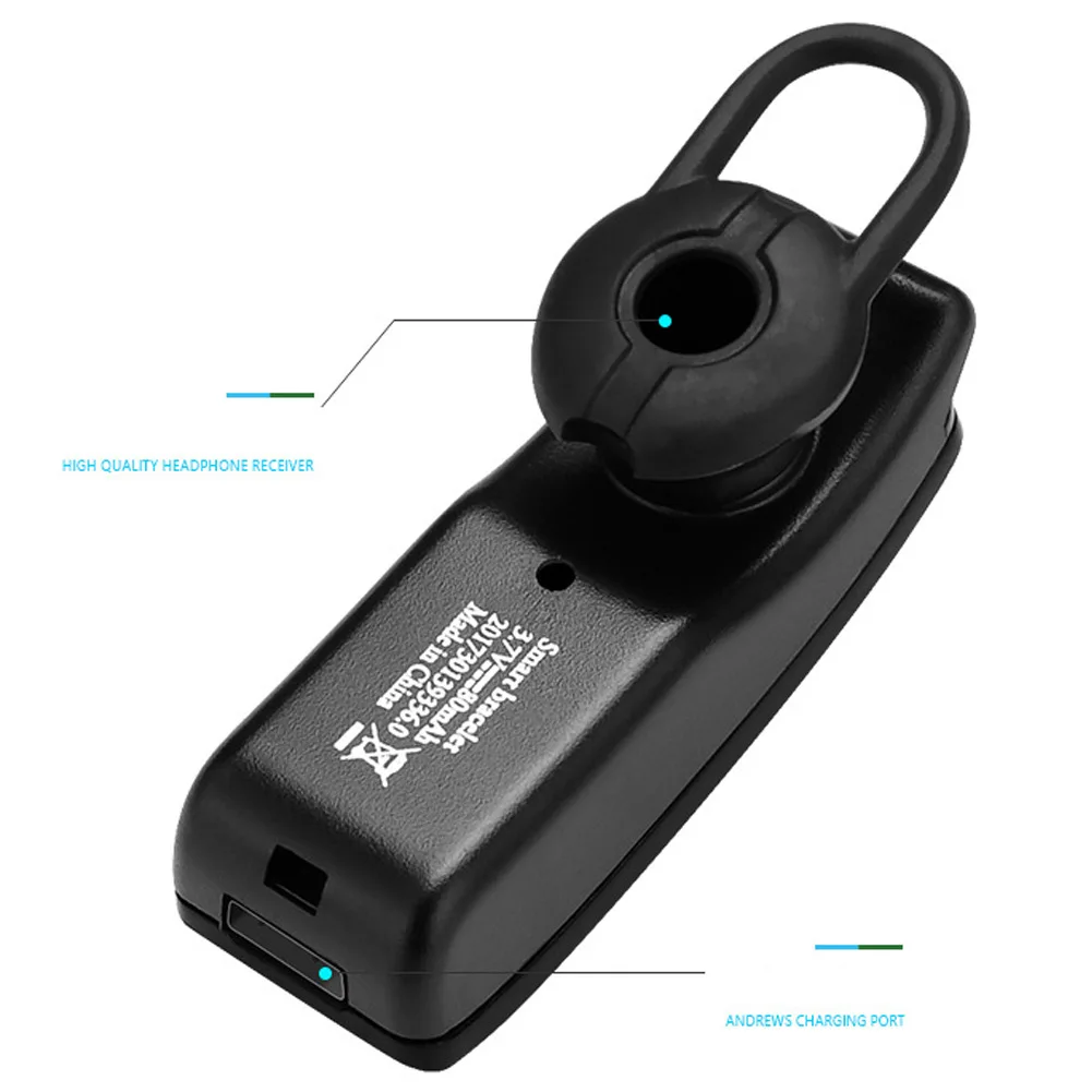 Умный браслет 2 в 1 с bluetooth-наушниками HeartRate Monitor водонепроницаемые часы TU-shop |