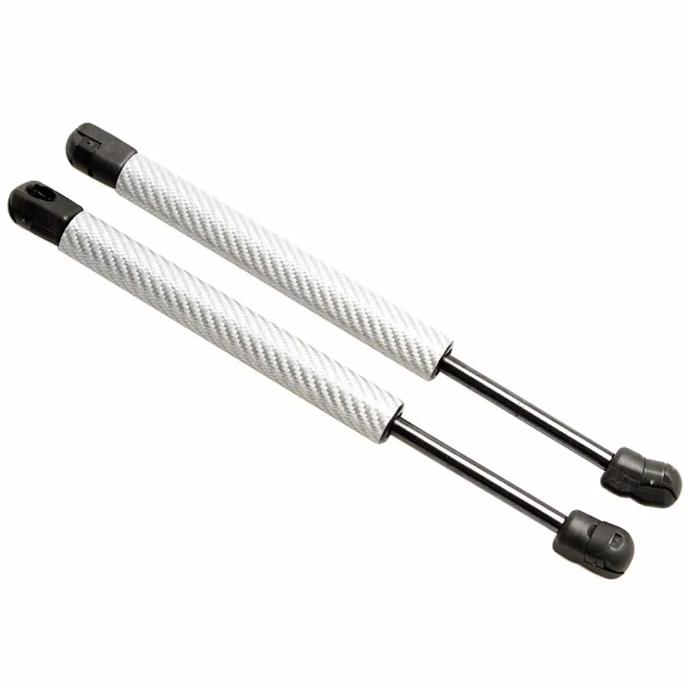 2 шт авто задние стеклоподъемные опоры амортизаторы для Jeep Grand Cheorkee ZJ ZG Sport Utility 1994-1997 1998 демпфер 18,62 дюймов - Цвет: Серебристый