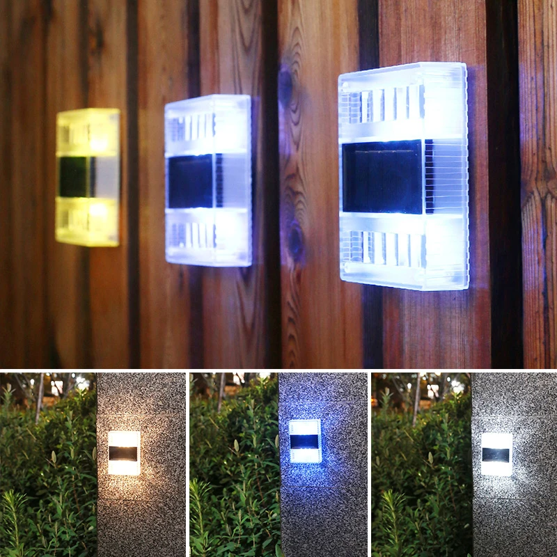 Водонепроницаемый садовый светильник на солнечной батарее без отверстий