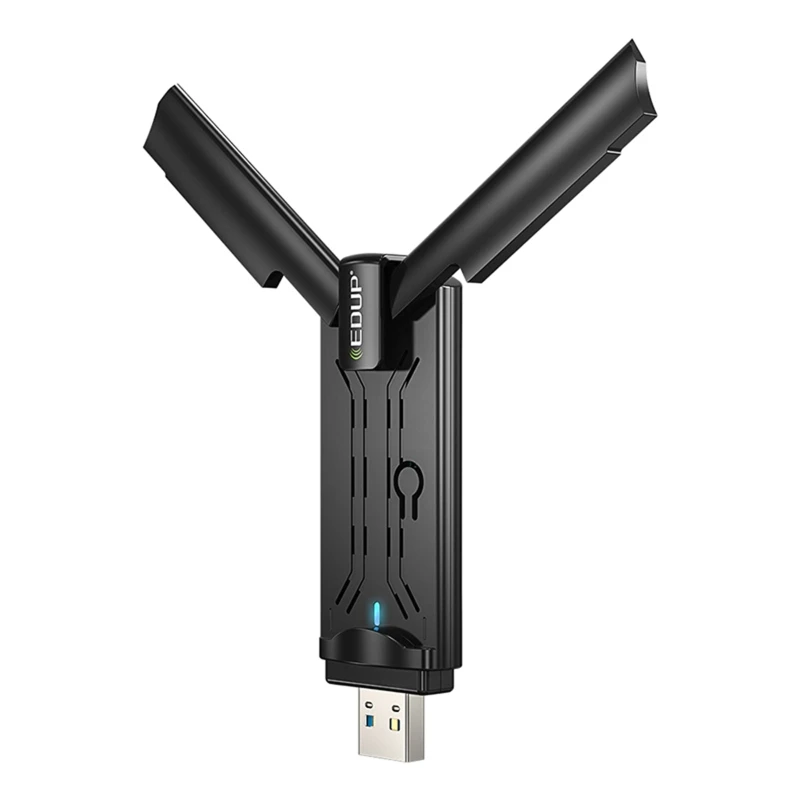 

USB Wi-Fi адаптер для ПК 802.11AC 1800 Мбит/с USB3.0 сетевая карта Двухдиапазонная частота Беспроводная сетевая карта Wi-Fi Прием