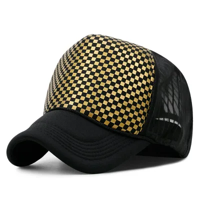 Взрослых Trucker Кепки Для мужчин и Для женщин хип-хоп панк-рок Snapback Шапки мужские летние Зонт Mesh Бейсбол шляпа 20 Цвета - Цвет: A68