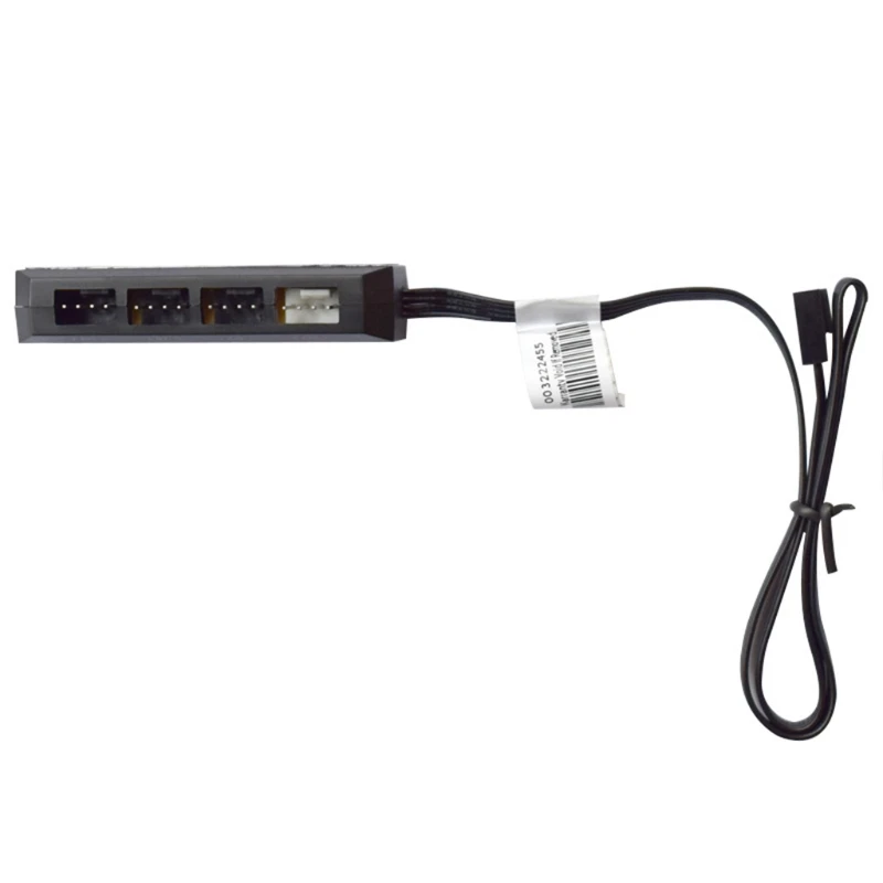 

FH-04 1 to 4 cooling fan hub splitter cable ,for 12V 3pin 4pin PWM case fan