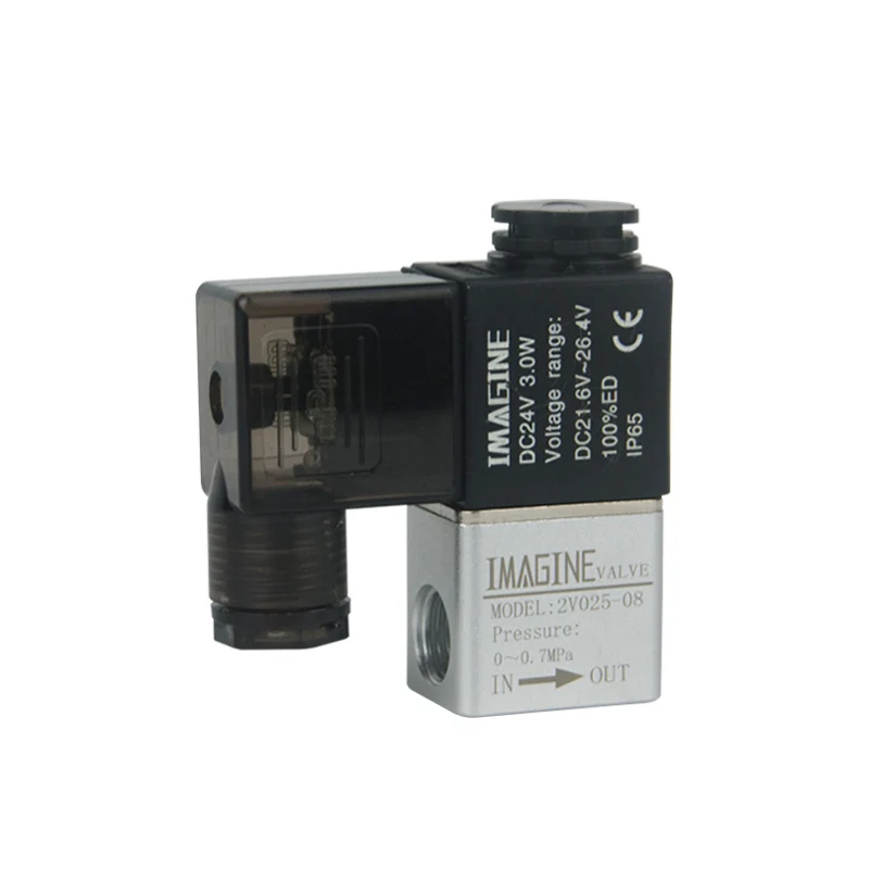 Пневматический Электрический электромагнитный клапан 2 способа положения 2V025-08