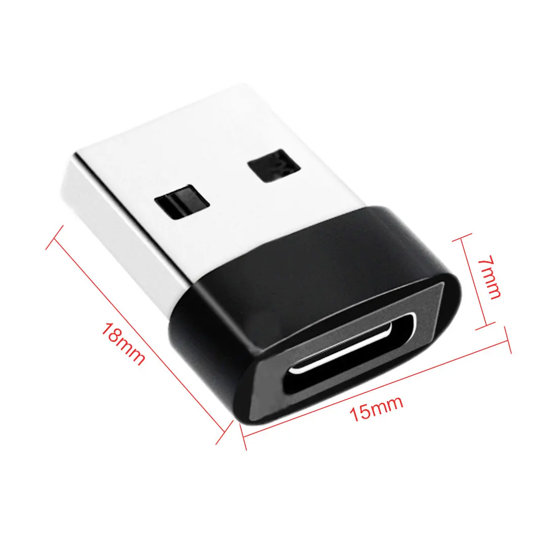 

Portable Mobile Phone Adapter USB 2.0 Male To USB Type-C Female Connector Converter Adapter Computer Accessories