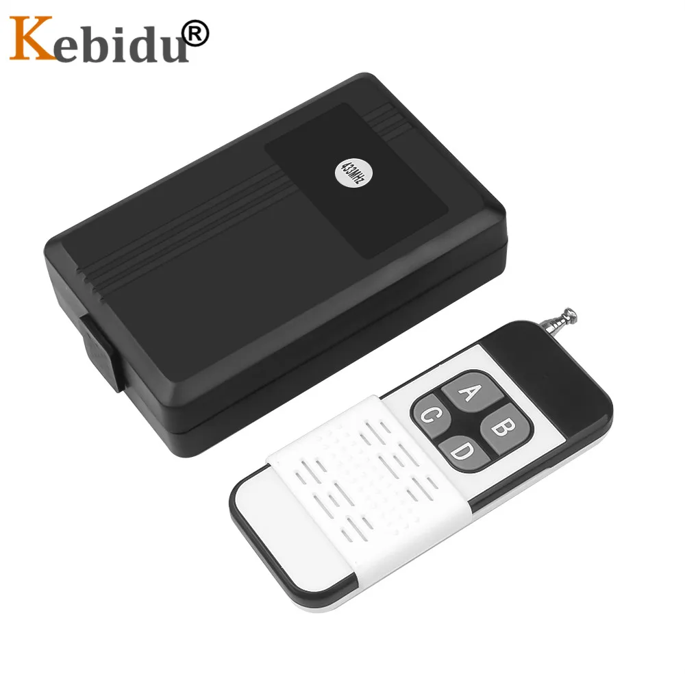 KEBIDU AC 85 в-250 в 4CH беспроводное реле дистанционное управление переключатель приемник передатчик с 433 МГц пульт дистанционного управления