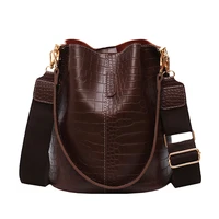 women pu leather shoulder bags for ladies bucket bags fashion female handbag girl hand bags