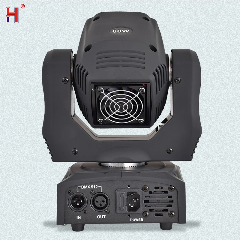 Flight Case With 60W Mini Led Dmx Gobo Moving Head Spot Light For Club Dj Stage Lighting Party Disco Wedding Event | Лампы и освещение