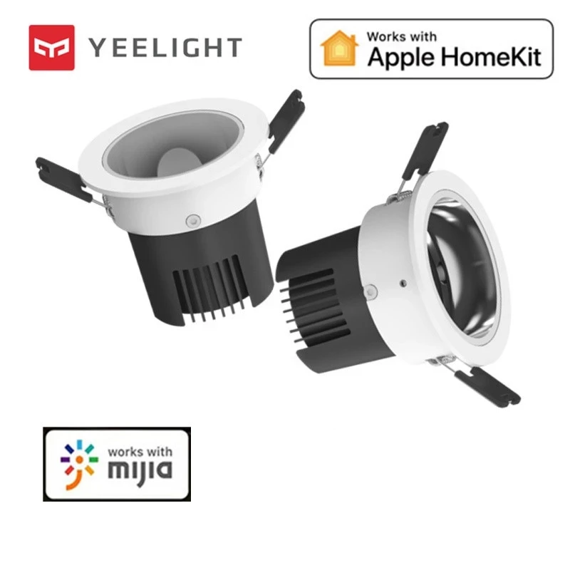 

Умный потолочный светильник Xiaomi M2, Bluetooth, сетчатый прожектор, светодиодные фонари, потолочные лампы для прохода, работает для Apple Homekit для при...