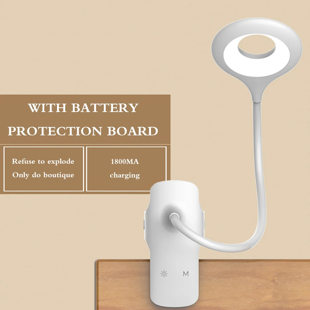 Гибкая микрофонная стойка светодиодный настольный светильник зажим USB