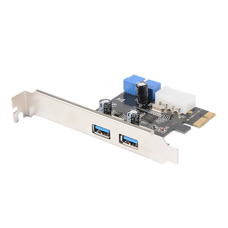Рабочий стол PCI-E USB 3 0 карты расширения с Интерфейс двойной Порты 20-контактный