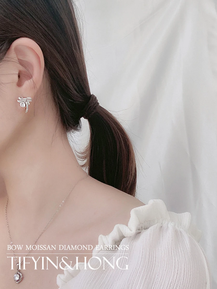 

Серьги с изгибом из серебра пробы, роскошные Роскошные серьги с изображением цветов, подарок с изображением плиссированной повязки