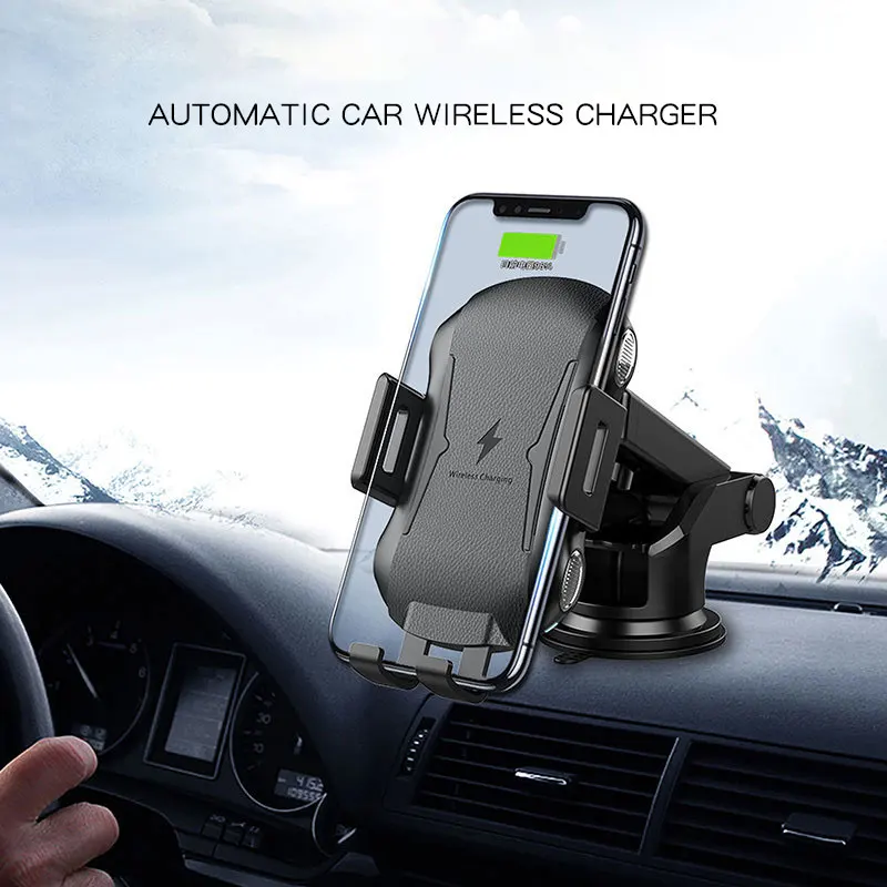 10 Вт Быстрое Сенсорное беспроводное автомобильное зарядное устройство для