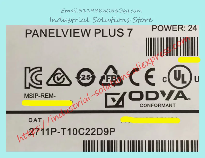 

New 2711P-T10C22D9P PanelView Plus 7 Graphic Terminal