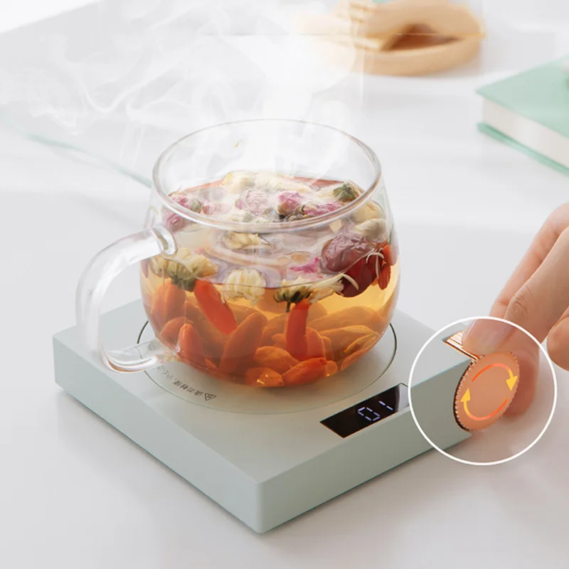 

Cup Warmer Heater Tea Makers Heating Coaster G Gear USB Desktop Heater for Coffee Milk Tea Warmer Pad With Timing Electric Plate