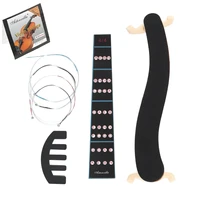 34 44 violin accessories kit with shoulder rest fingerboard sticker strings and mute for beginners performance