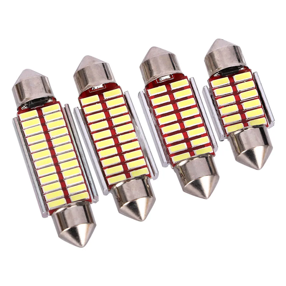 12SMD COB 16 SMD 4014 белый гирлянда двойной наконечник Автомобильный светодиодный