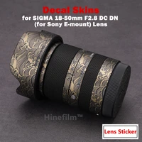 1850 lens sticker protective film for sigma 18 50mm f2 8 dc dn contemporary for sony mount lenses decal skins protector cover
