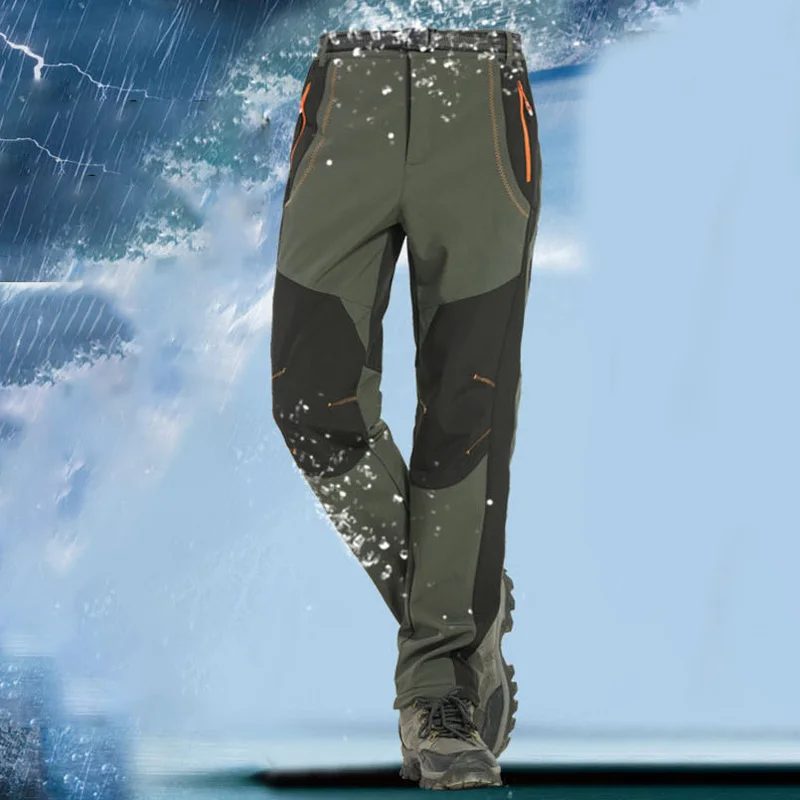 Новинка модные женские и мужские зимние ветрозащитные лыжные штаны для